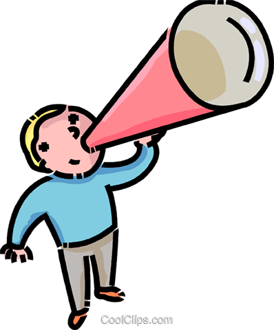 Boy Making Announcements - Boy Making Announcements (398x480)