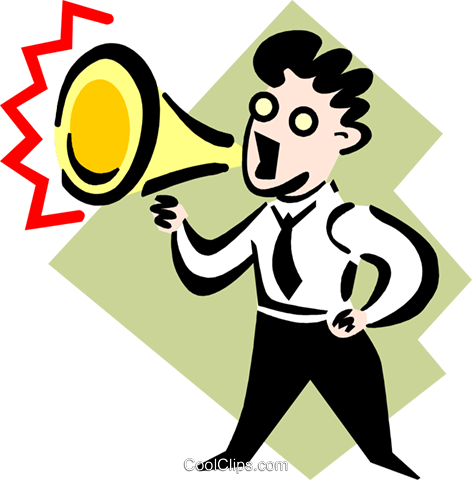 Announcement Royalty Free Vector Clip Art Illustration - Announcement Png Clipart (472x480)
