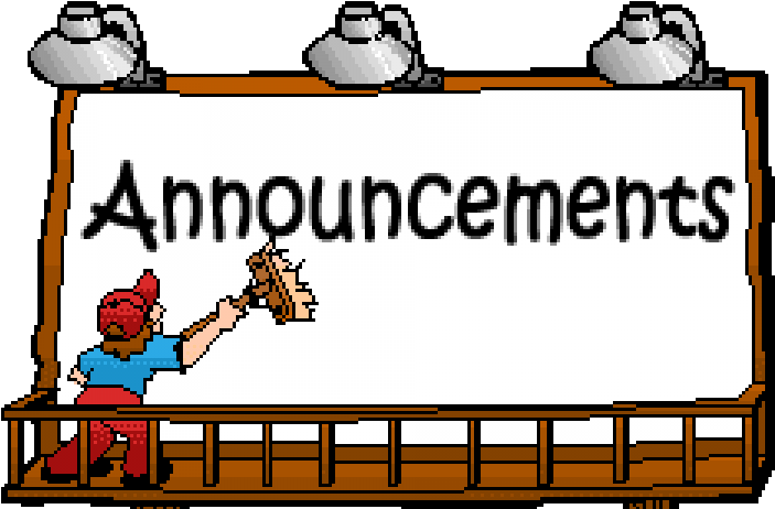 19 Announcements Clipart Huge Freebie Download For - Clip Art Important Information (747x467)
