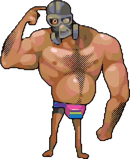 Muscles Clipart Buff Dude - Cartoon (565x652)