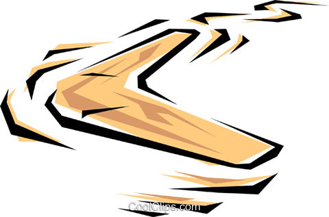 Boomerang Royalty Free Vector Clip Art Illustration - Life (480x317)