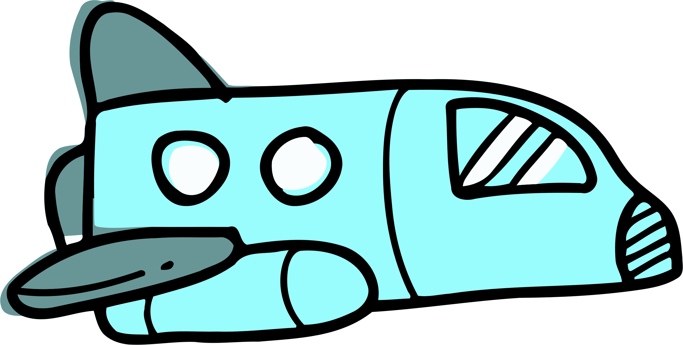 Space Shuttle Clip Art Christmas Drawing Computer Icons - Space Shuttle Clipart (2379x1202)