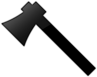 Axe - Axe Clipart Black (512x512)
