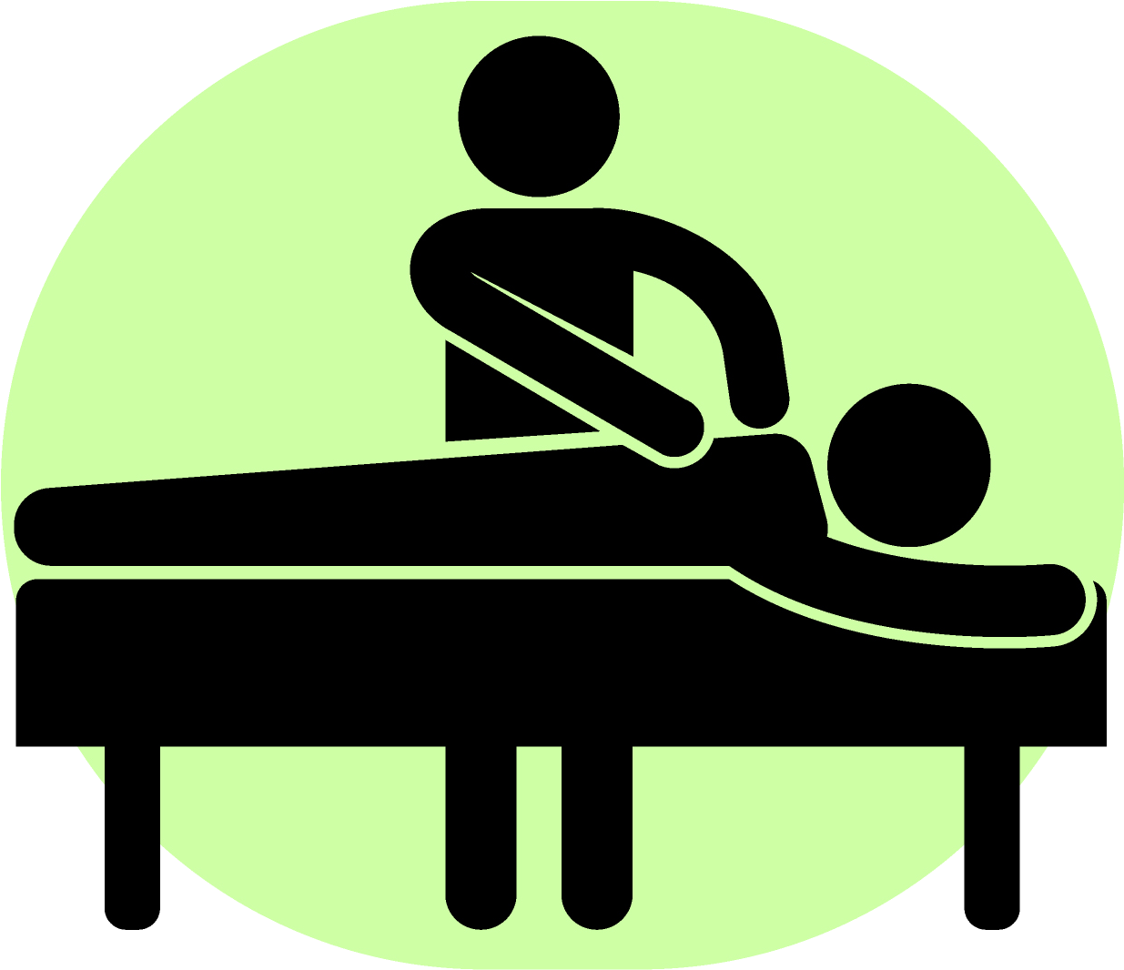 Massage Therapy - Vector Graphics (1344x1248)