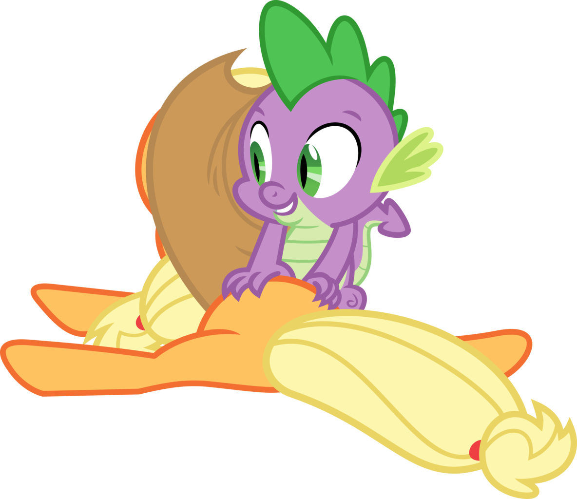 Applejack, Applespike, Artist - My Little Pony Applejack Plot (1184x1024)