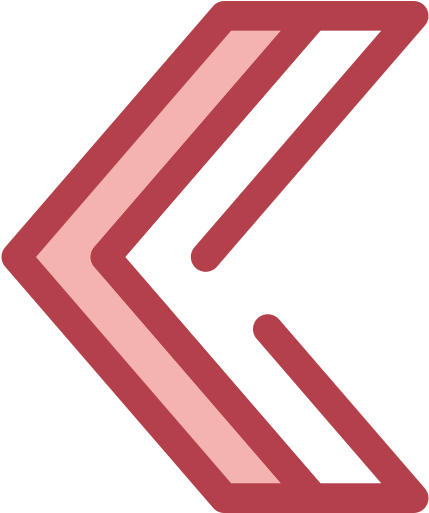 Chevron Arrowhead Png File - Left Arrow Red Icon (512x512)