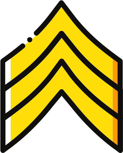 Chevron Army Png File - 1st Sergeant Rank Insignia (512x512)