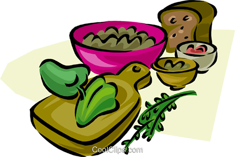 Salad Royalty Free Vector Clip Art Illustration - Menu (480x322)