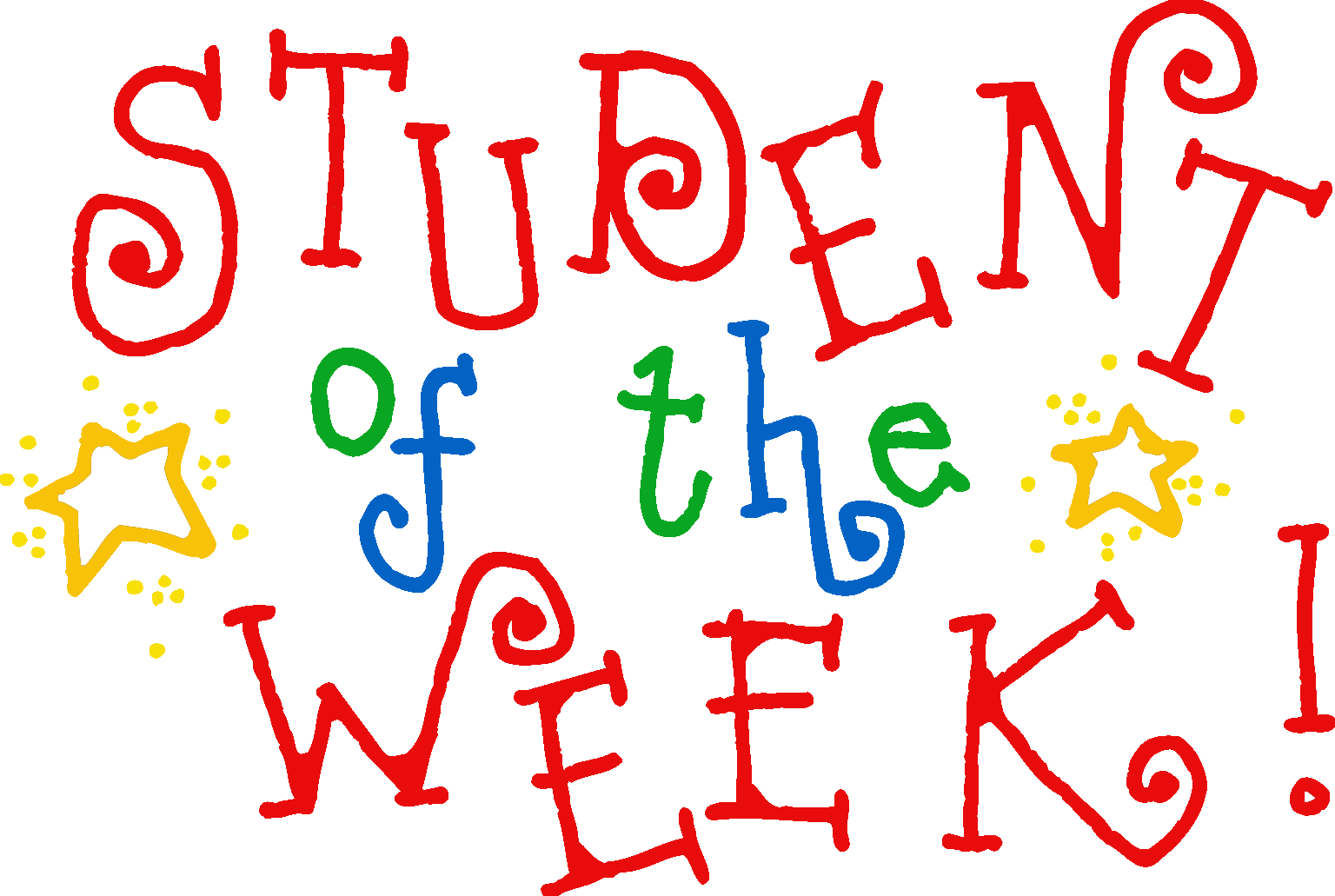Image Result For Students Of The Week Clipart - Student Of The Week Banner (1536x1031)