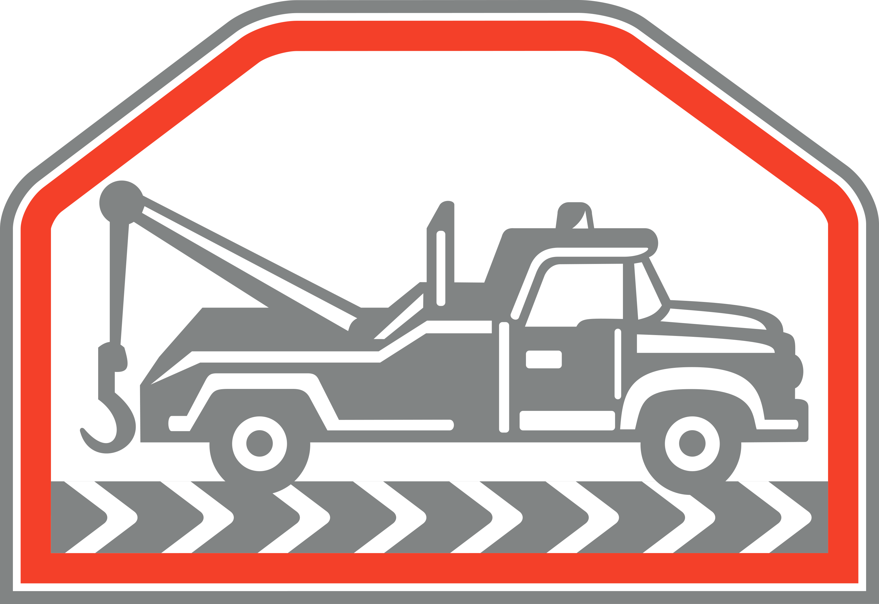 Clip Arts Related To - Tow Wrecker Truck Side Retro Card (3000x2064)