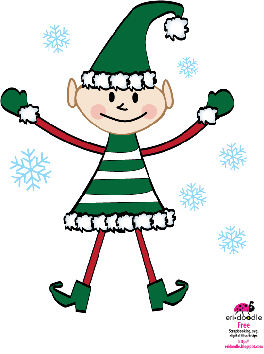 Eri Doodle Designs And Creations - Santa Claus (612x792)