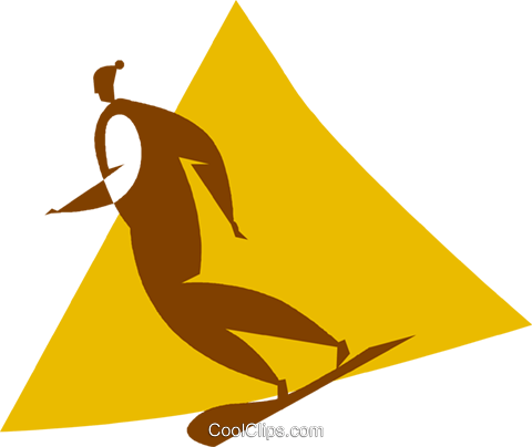 Snowboarder Royalty Free Vector Clip Art Illustration - Illustration (480x404)