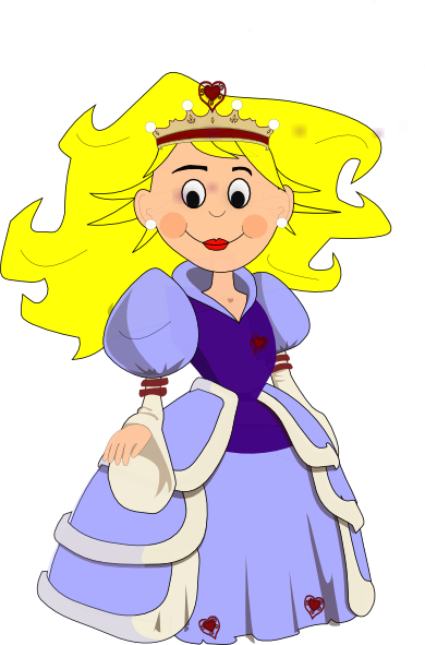 This Free Clip Arts Design Of Princess In Lavender - This Free Clip Arts Design Of Princess In Lavender (390x591)