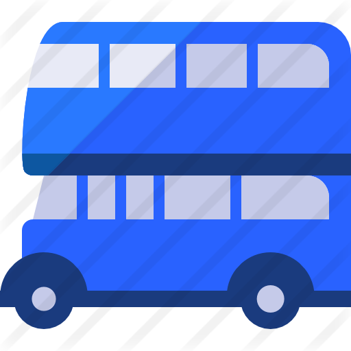 Banner Freeuse Library Bulldozer Clipart Blue - Bus (512x512)