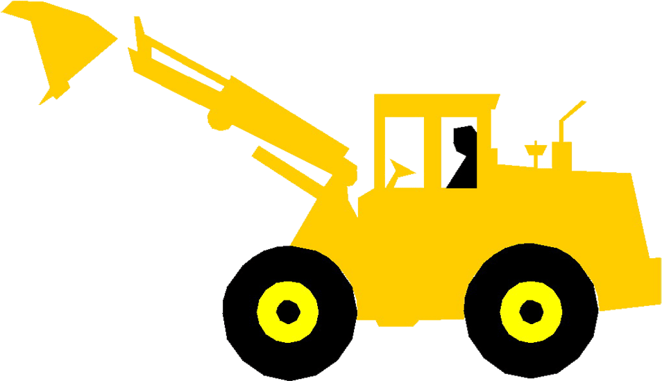 Jpg Royalty Free Download Banksman Cartoon Clip Art - Bulldozer Clipart Yellow (1000x1000)