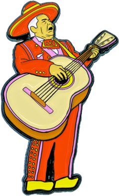 Mariachi Pin - Mariachi (600x600)