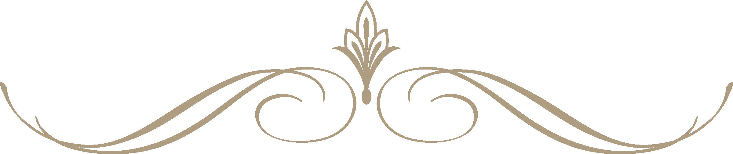 Golddecorative Line Design Png (2400x505)