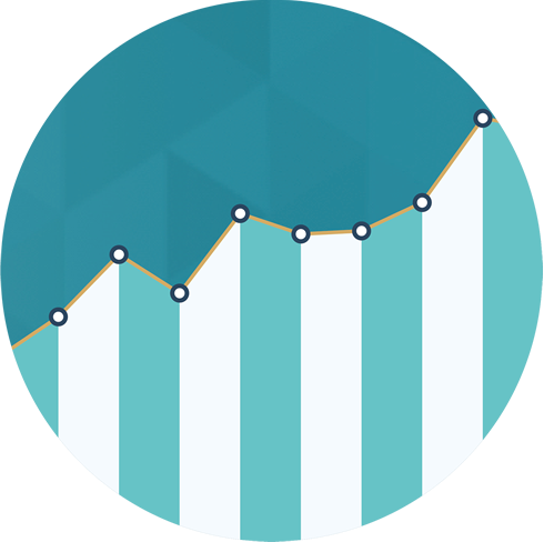 Growth Portfolio - Steady Grow Icon Png (490x488)