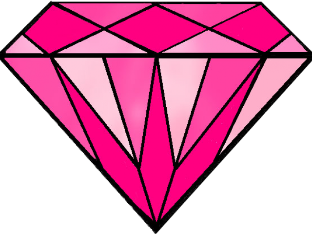 Diamond Clipart Pink Ring - Clipart Pink Diamonds (640x480)