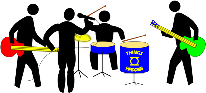 Musical Ensemble Rock Band Computer Icons Music Download - Never Underestimate An Old Man With Badminton (725x340)