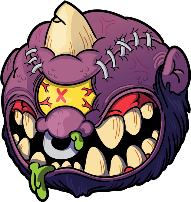 Eyeball Clipart Mummy - Madballs Horn Head (700x666)