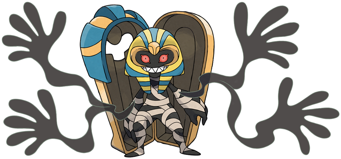 Mummy Clipart Sarcophagus - Mega Cofagrigus (1200x600)