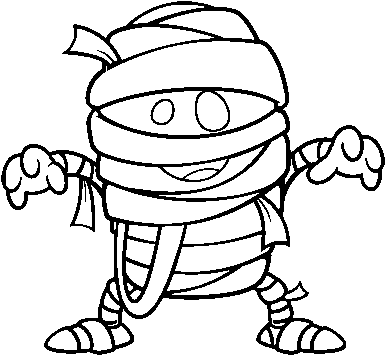 Mummy Clipart Child - Mummy Vector (600x470)