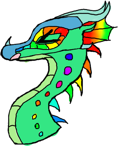 Rainbowstreak Nightwing Rainwing Wings Of Fire Fanon - Clip Art (1269x629)