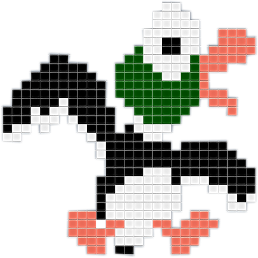 Duck Hunt Duck Png Clip Library Library - 8 Bit Duck Hunt Dog (512x512)