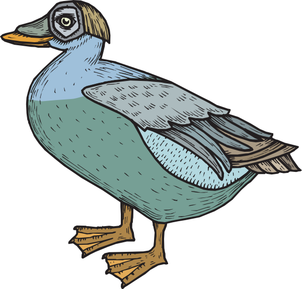 Clip Art - Duck (600x575)