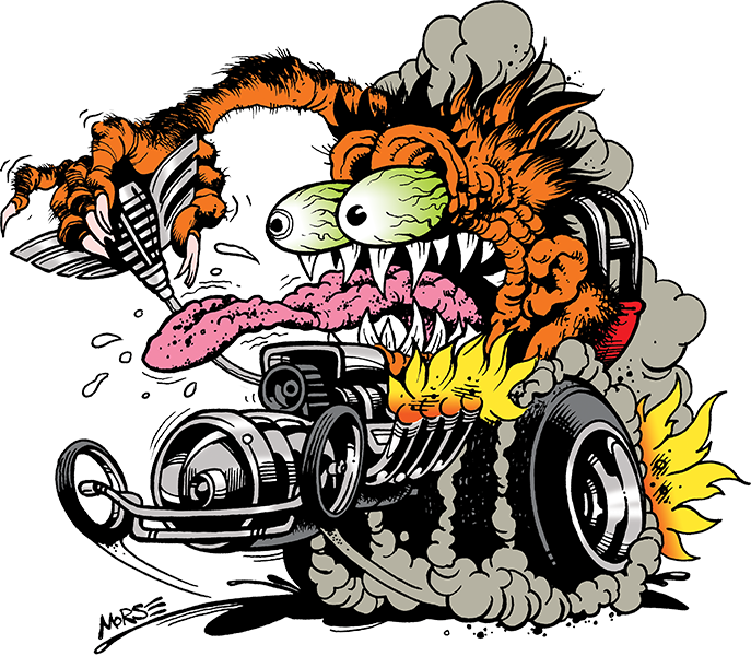 Engine Clipart Drag Race - Dragster Cartoon (687x600)