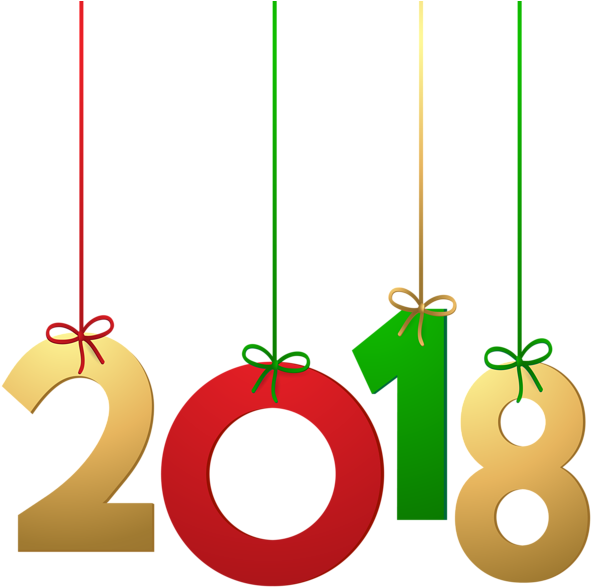 Hanging Decoration Png Clip Art Image - Christmas Balls 2018 Png (600x591)