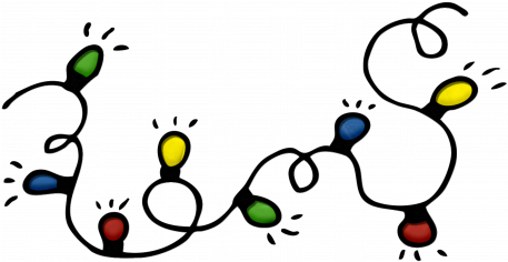 Christmas Lights String Png Jpg Transparent Download - Cartoon Christmas Lights Strands (456x456)