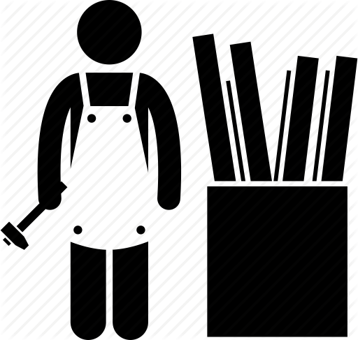 Blacksmith Clipart Industrial Worker - Baking Bread Icon (512x487)