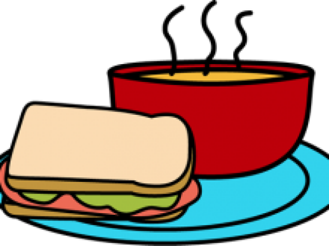 Soup And Sandwich Clipart (640x480)