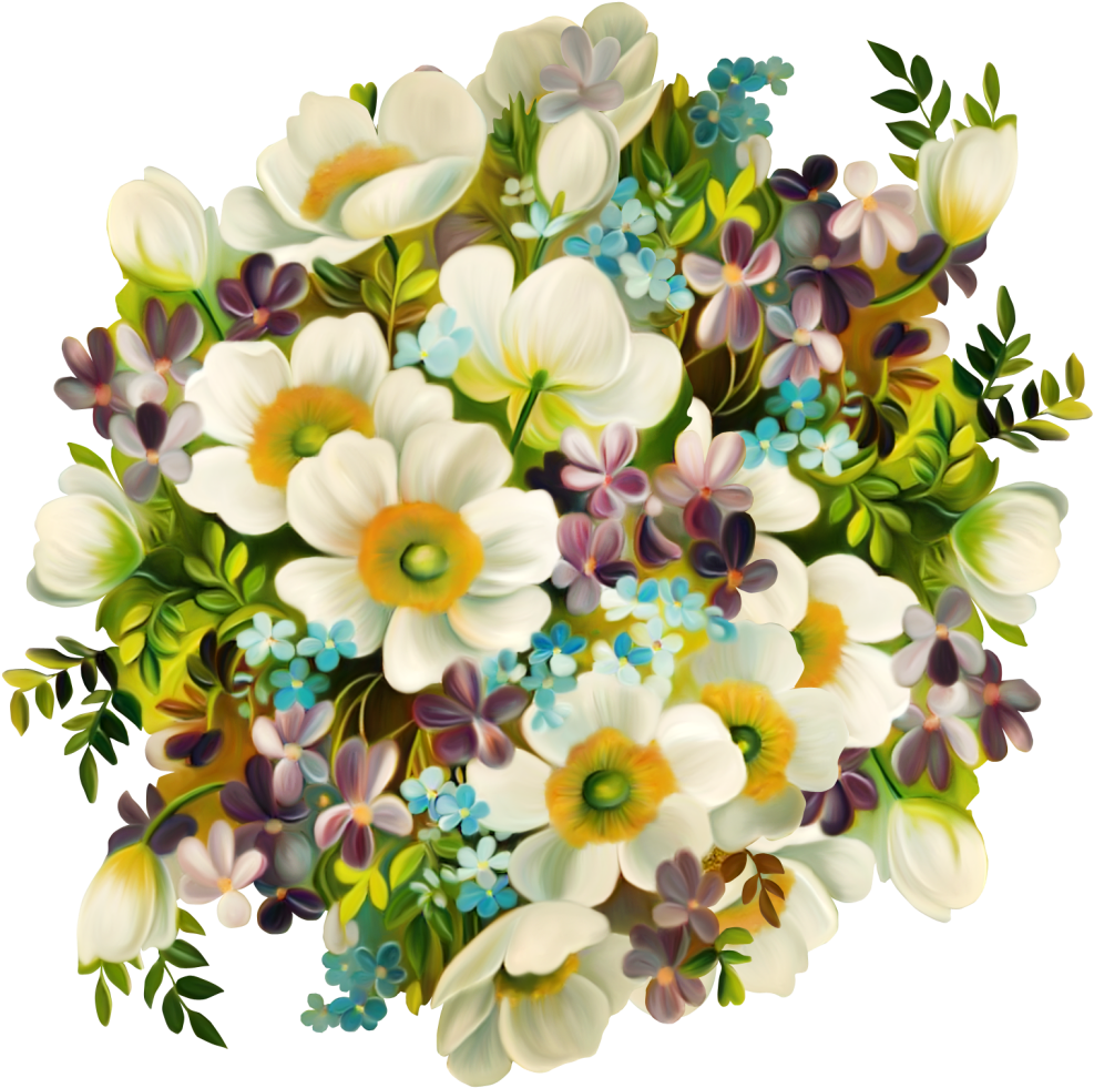 Floral Decoupage, Floral Theme, Pansies, Printables, - Buquê De Flores Pintadas (1024x1018)