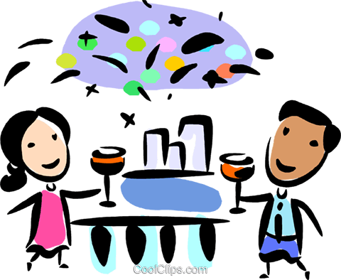 New Year's Day Royalty Free Vector Clip Art Illustration - Illustration (480x394)