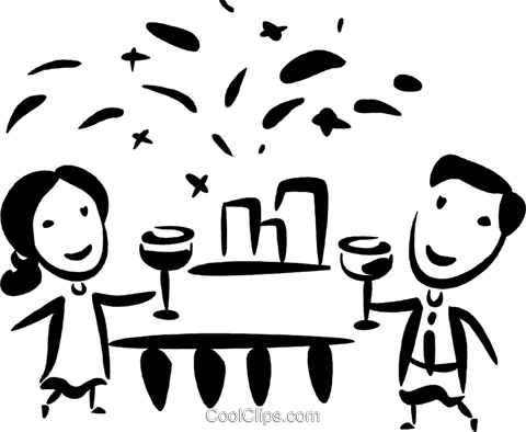 New Year's Day Royalty Free Vector Clip Art Illustration - Illustration (480x394)