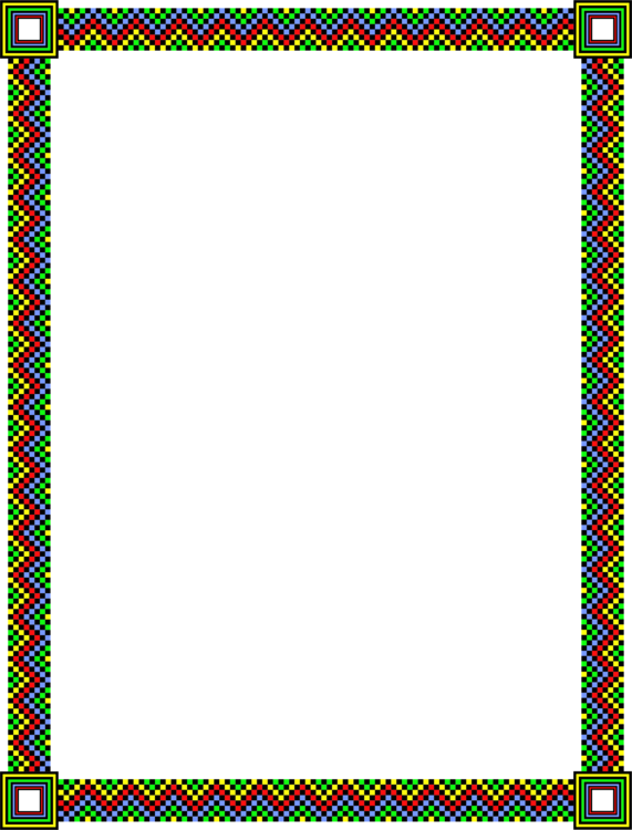 Computer Icons Pixel Art Halftone Speech Balloon Zigzag - Pixel Art Border (571x750)
