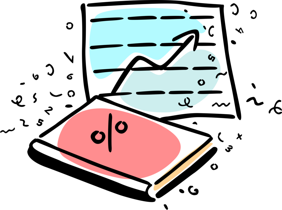 Vector Transparent Library Infographic Profit Chart - Vector Graphics (941x700)