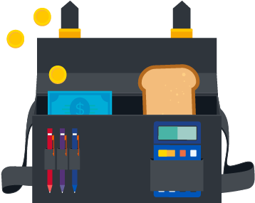 Jpg Royalty Free Stock Accountant Clipart Working Condition - Shelf (400x400)