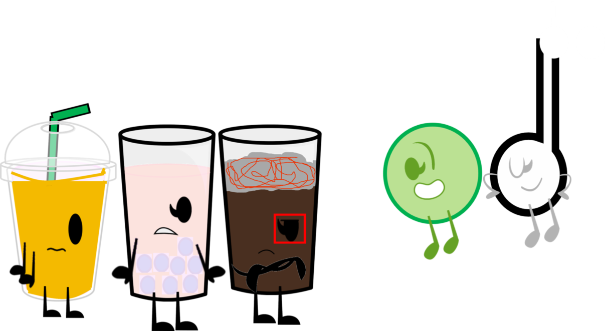 Bfdi Tournament Round One The Ghosts Of - Bfdi Tournament Round One The Ghosts Of (1207x661)