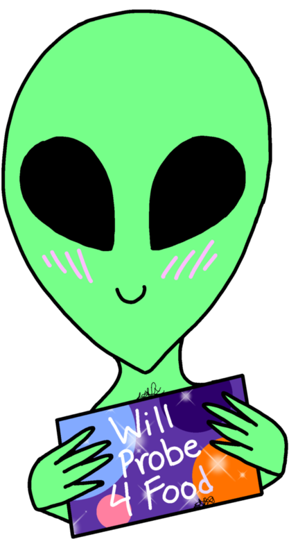 Alien Cutie By Gothfoxgirl On Deviantart - Alien Cutie By Gothfoxgirl On Deviantart (774x1033)
