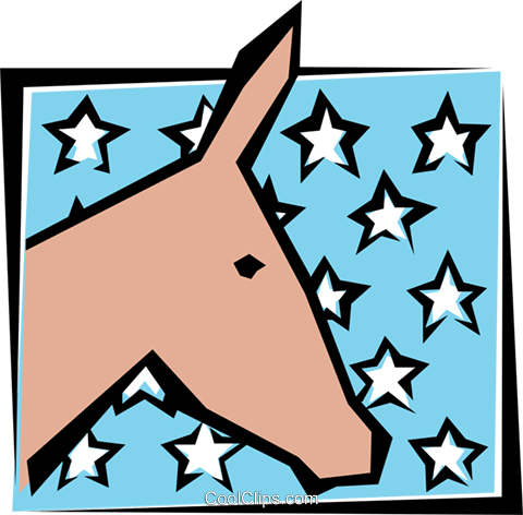 Political Symbol Democratic Royalty Free Vector Clip - Process Of Party Nominating A Candidate For President (480x472)