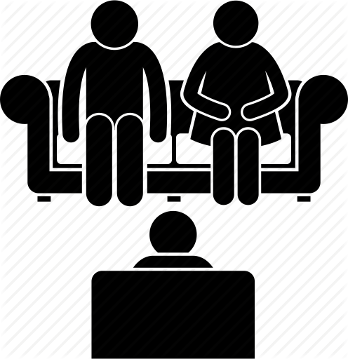 Marriage Counseling Icon Clipart Counseling Psychology - Couple Counseling Icon (496x512)