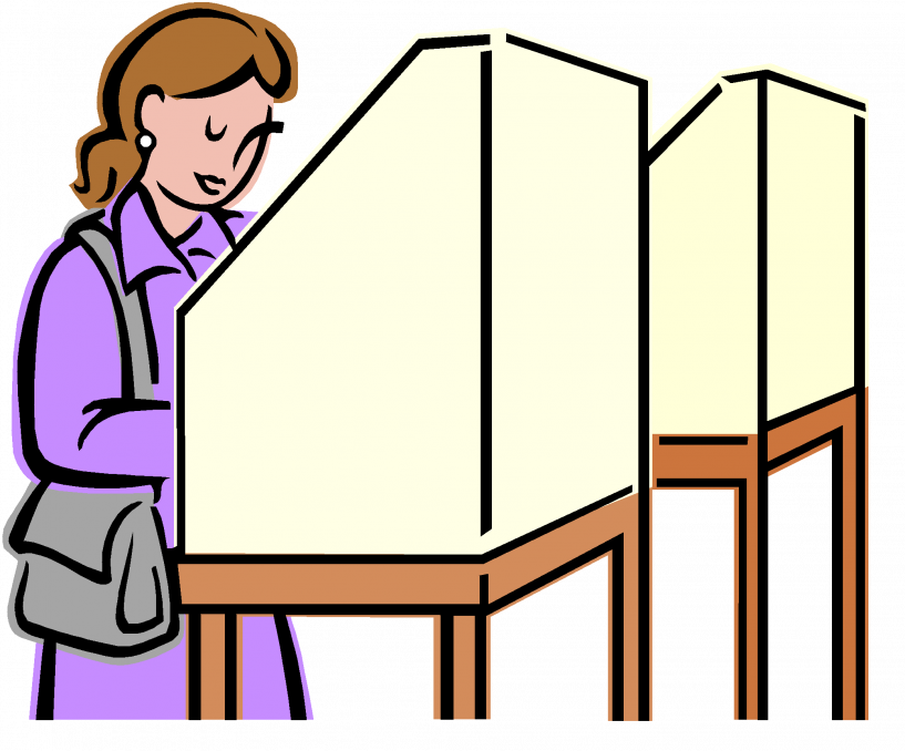 Vote Clipart To Download - Polling Booth Clip Art (817x678)
