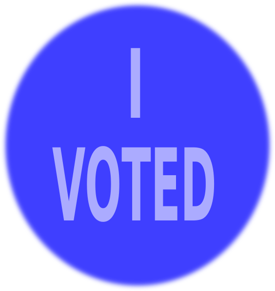 How To Set Use Blue Vote Sign Svg Vector - How To Set Use Blue Vote Sign Svg Vector (564x598)