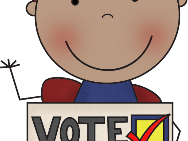 Vote Clipart Cute - Clip Art Voting Day (640x480)