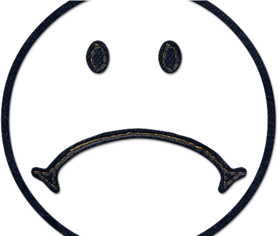 Depressed Face Clipart - Smile Sad Face Black And White (640x480)