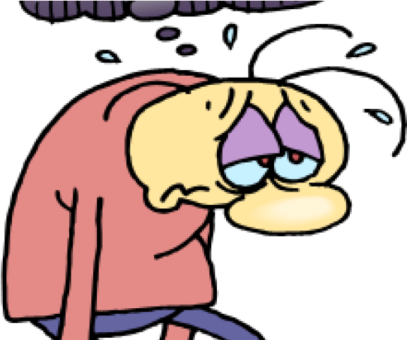 Depression Clipart Sad Situation - Feeling Run Down (640x480)